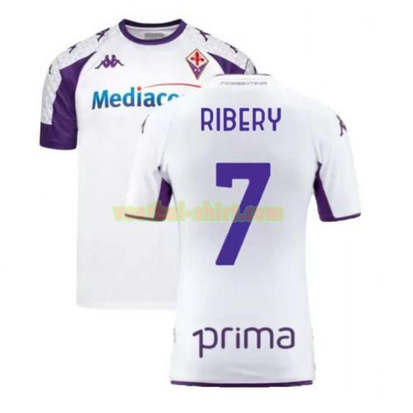 ribery 7 fiorentina uit shirt 2021 2022 wit mannen