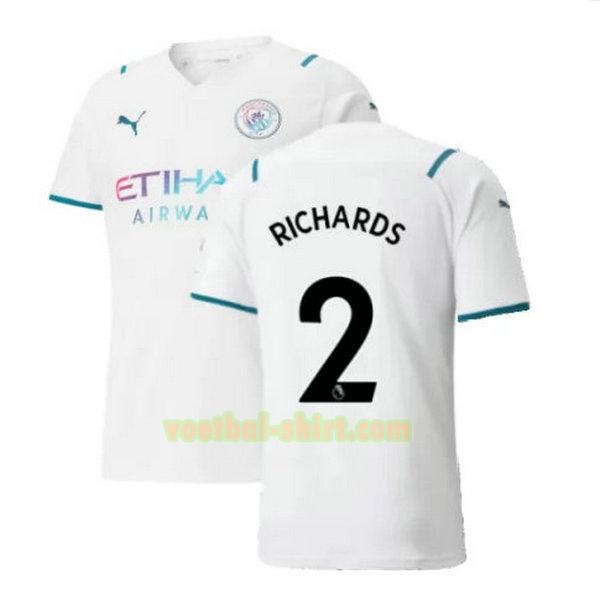 richards 2 manchester city uit shirt 2021 2022 wit mannen