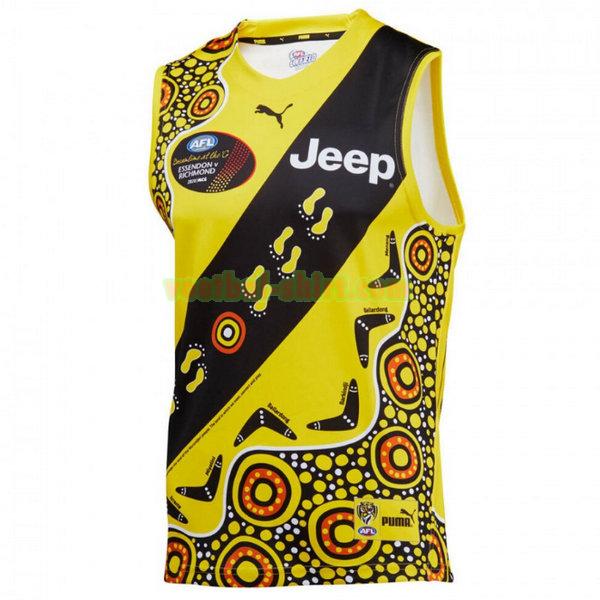 richmond tigers indigenous shirt 2020 geel mannen