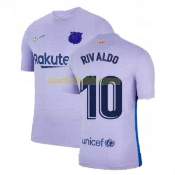 rivaldo 10.jpg barcelona uit shirt 2021 2022 geel mannen