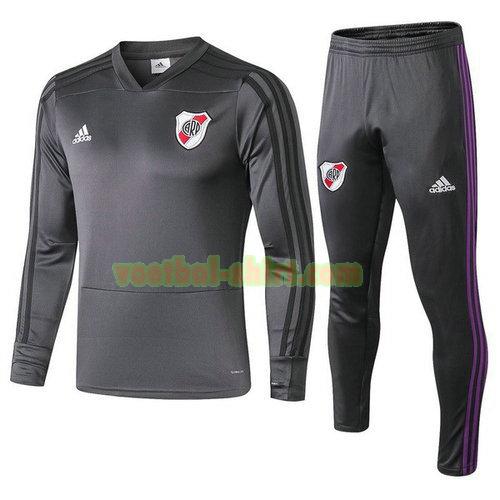 river plate trainingspak 2018-2019 grijs mannen