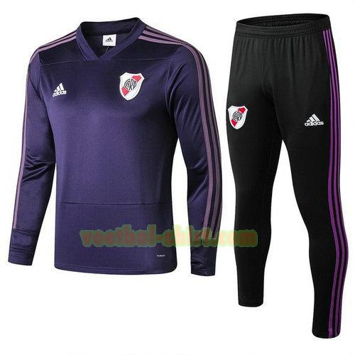 river plate trainingspak 2018-2019 purper mannen