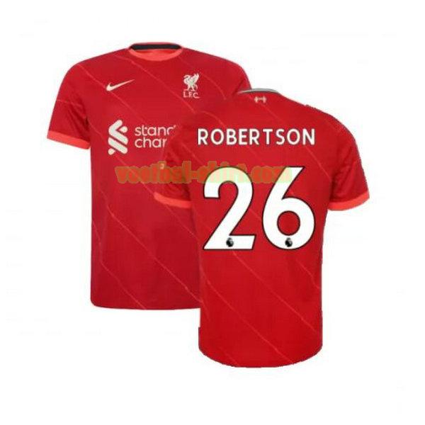 robertson 26 liverpool thuis shirt 2021 2022 rood mannen