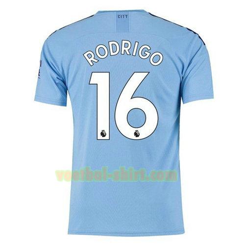 rodrigo 16 manchester city thuis shirt 2019-2020 mannen