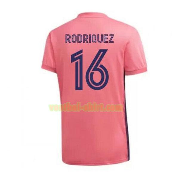 rodriquez 16 real madrid uit shirt 2020-2021 mannen