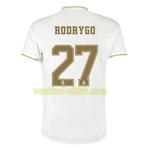 rodrygo 27 real madrid thuis shirt 2019-2020 mannen