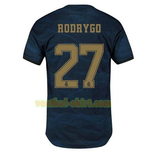 rodrygo 27 real madrid uit shirt 2019-2020 mannen