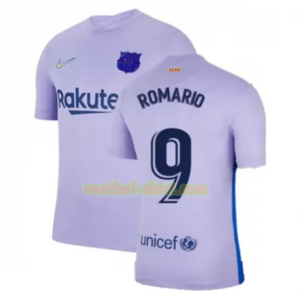 romario 9 barcelona uit shirt 2021 2022 geel mannen