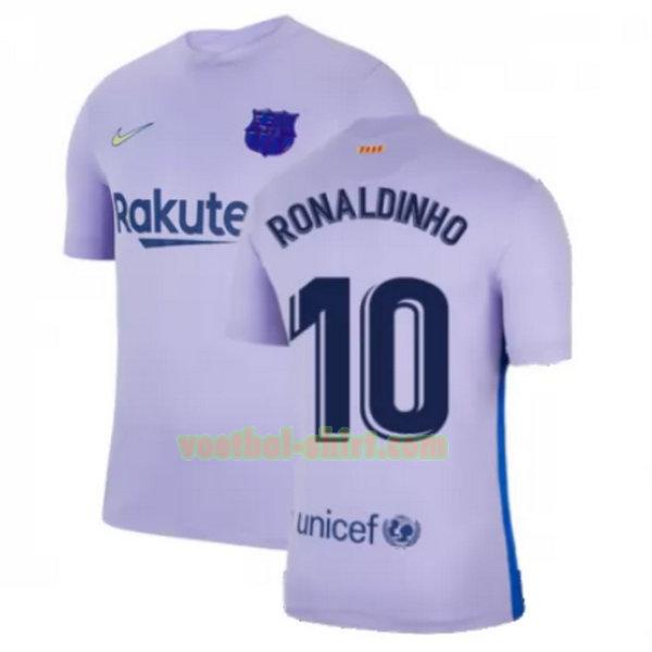 ronaldinho 10.jpg barcelona uit shirt 2021 2022 geel mannen