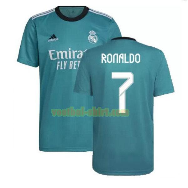 ronaldo 7 real madrid 3e shirt 2021 2022 groen mannen