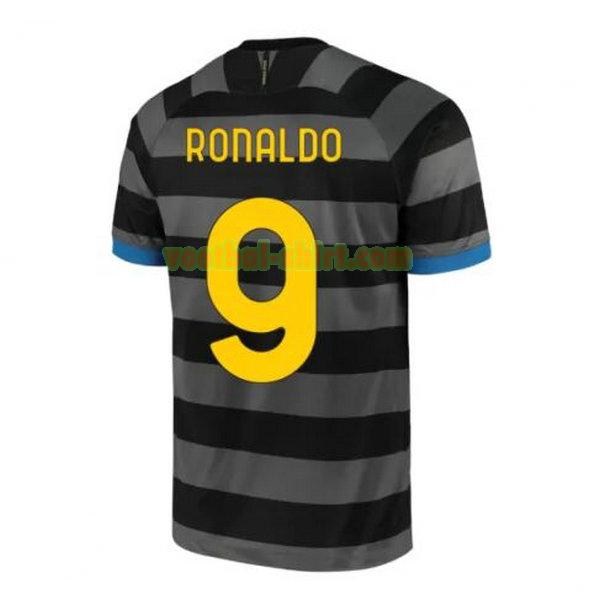 ronaldo 9 inter milan 3e shirt 2020-2021 grijs mannen