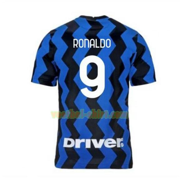 ronaldo 9 inter milan thuis shirt 2020-2021 mannen