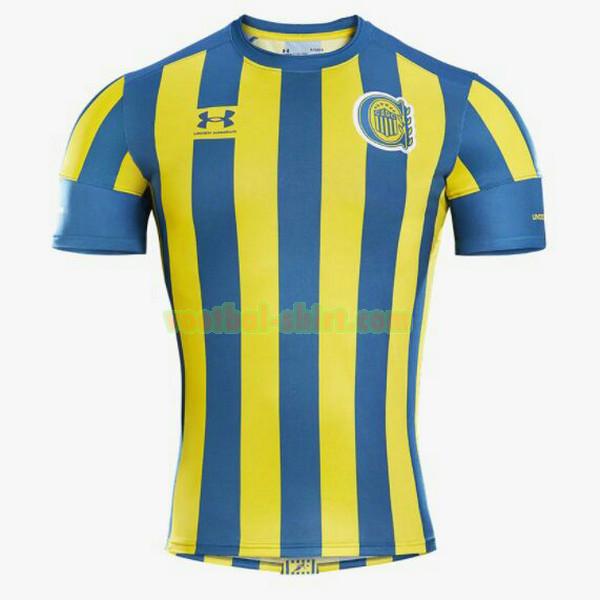rosario central thuis shirt 2021 2022 thailand geel blauw mannen