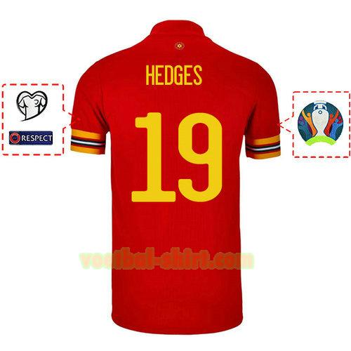 ryan hedges 19 wales thuis shirt 2020 mannen