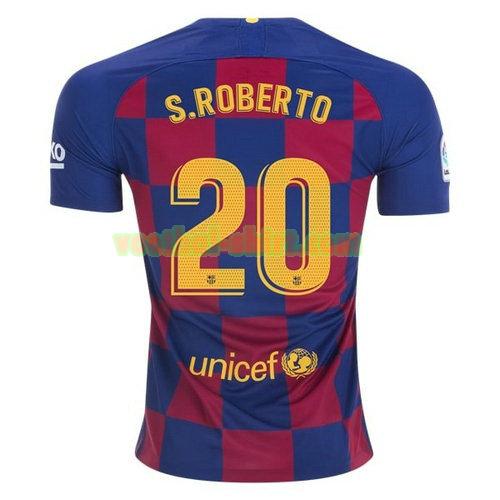 s.roberto 20 barcelona thuis shirt 2019-2020 mannen