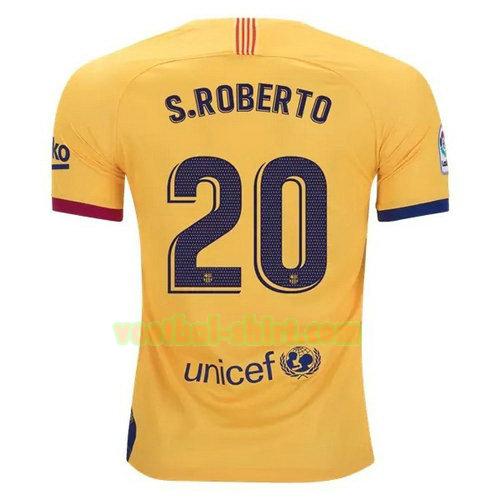 s.roberto 20 barcelona uit shirt 2019-2020 mannen