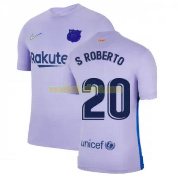 s roberto 20 barcelona uit shirt 2021 2022 geel mannen