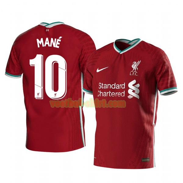 sadio mané 10 liverpool thuis shirt 2020-2021 mannen