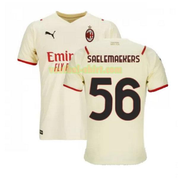 saelemaekers 56 ac milan uit shirt 2021 2022 wit mannen