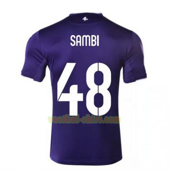 sambi 48 anderlecht thuis shirt 2020-2021 purper mannen