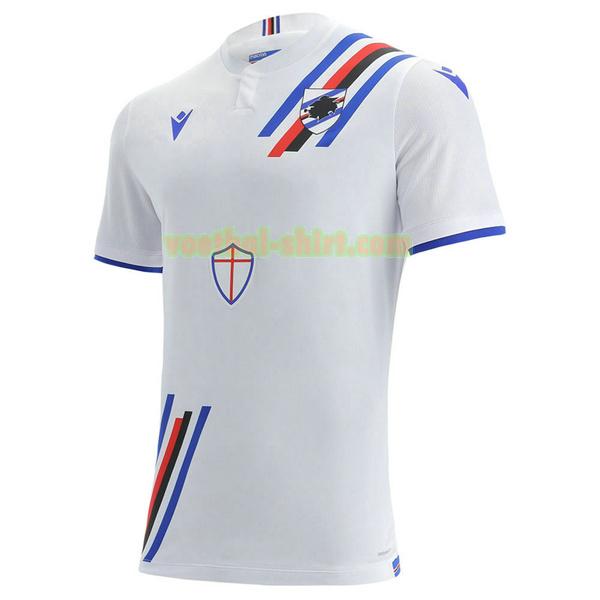 sampdoria uit shirt 2021 2022 wit mannen