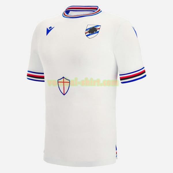 sampdoria uit shirt 2022 2023 wit mannen