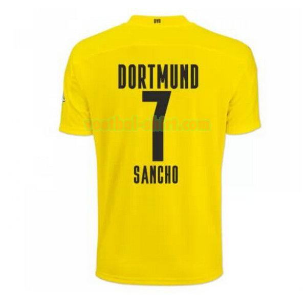 sancho 7 borussia dortmund thuis shirt 2020-2021 mannen