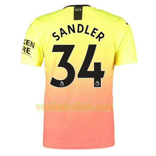 sandler 34 manchester city 3e shirt 2019-2020 mannen