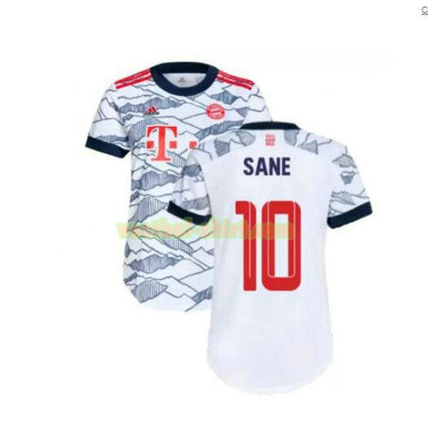 sane 10 bayern münchen 3e shirt 2021 2022 grijs mannen