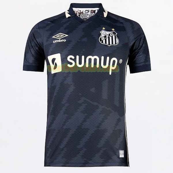 santos fc fourth shirt 2021 2022 thailand zwart mannen