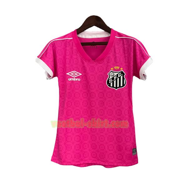 santos fc training shirt 2023 2024 roze dames