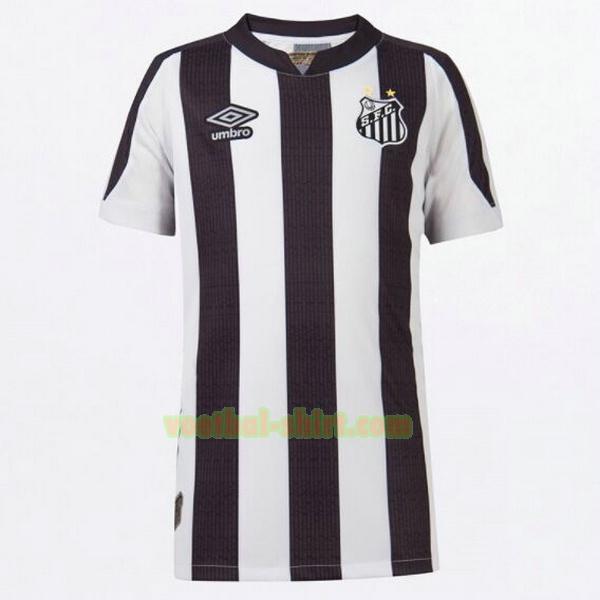 santos fc uit shirt 2022 2023 zwart wit mannen