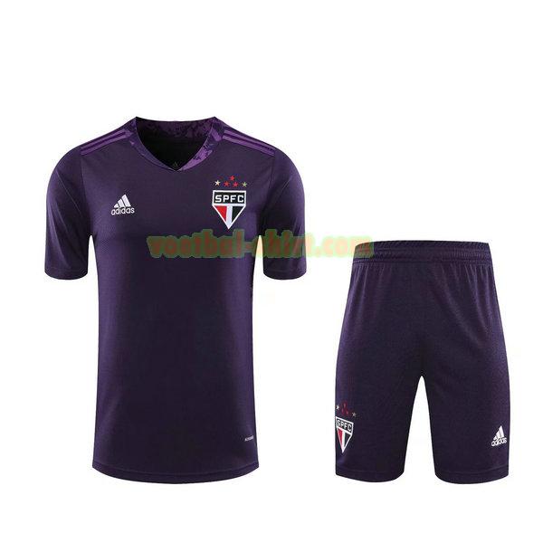 sao paulo doelman shirts+pantalón 2021 purper mannen