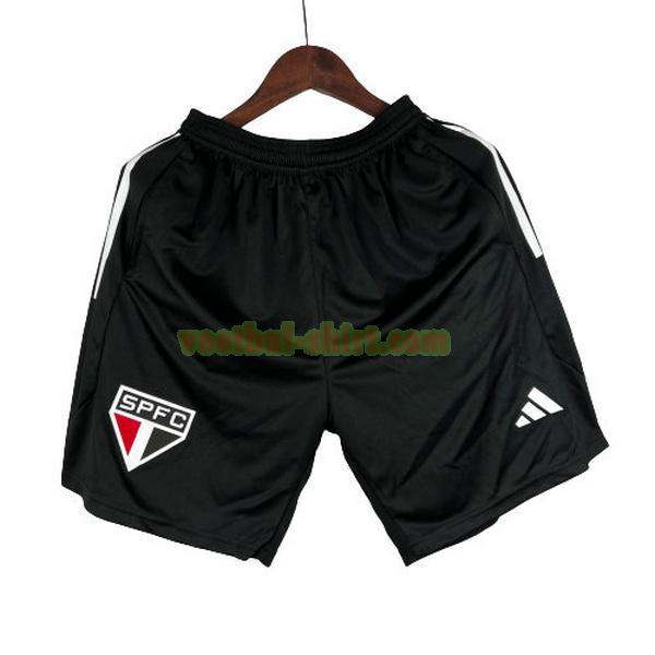 sao paulo set training shorts 2023 2024 zwart mannen