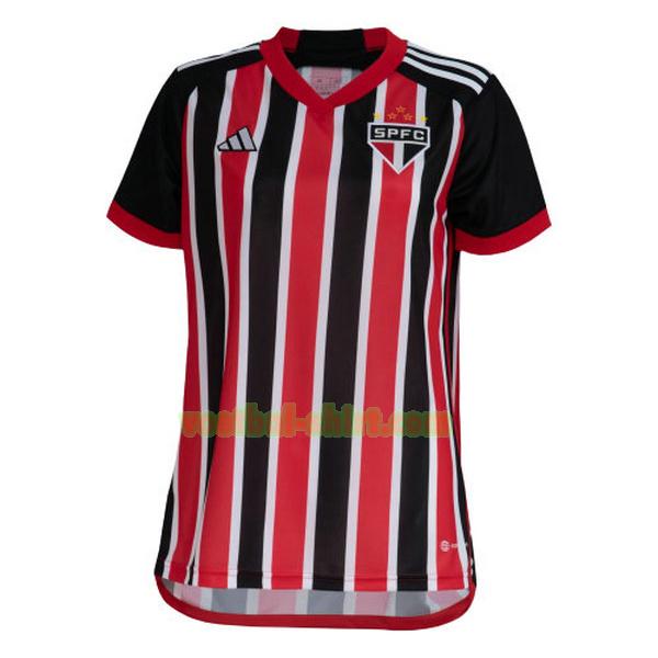 sao paulo uit shirt 2023 2024 thailand rood zwart mannen