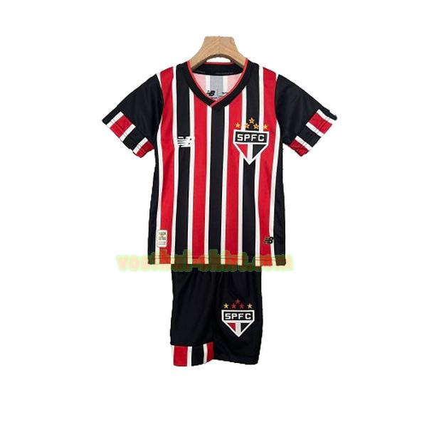 sao paulo uit shirt 2024 2025 rood zwart kinderen