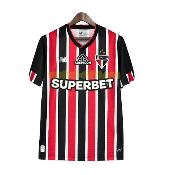 sao paulo uit shirt 2024 2025 thailand rood zwart mannen