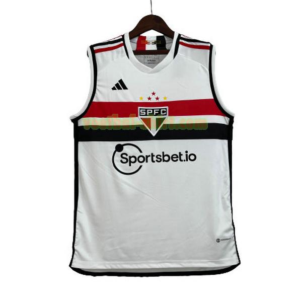 sao paulo vest thuis shirt 2023 2024 wit mannen