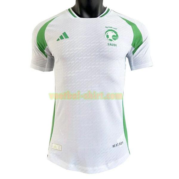 saoedi arabië player uit shirt 2024 wit mannen