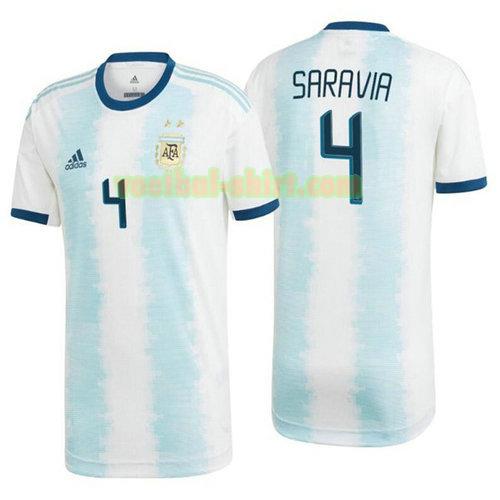 saravia 4 argentinië thuis shirt 2020 mannen