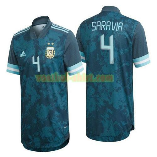 saravia 4 argentinië uit shirt 2020 mannen