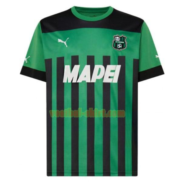 sassuolo thuis shirt 2022 2023 thailand groen zwart mannen