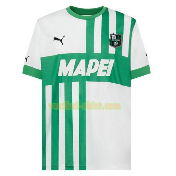 sassuolo uit shirt 2022 2023 thailand wit groen mannen