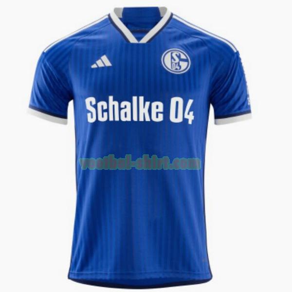 schalke 04 thuis shirt 2023 2024 thailand blauw mannen