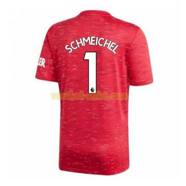 schmeichel 1 manchester united thuis shirt 2020-2021 mannen
