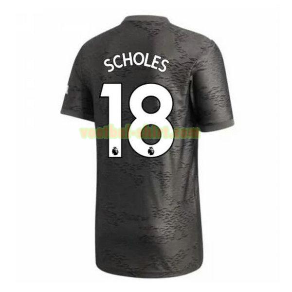 scholes 18 manchester united uit shirt 2020-2021 mannen