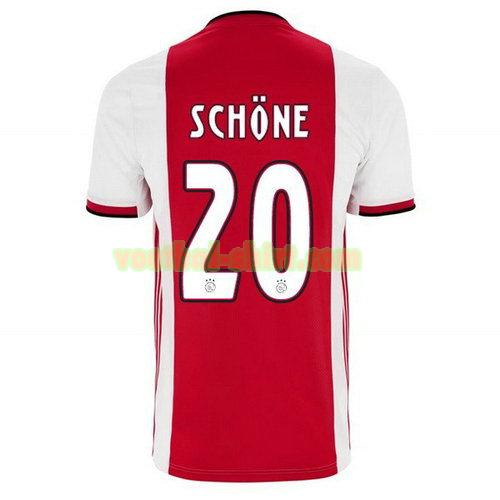 schone 20 ajax thuis shirt 2019-2020 mannen