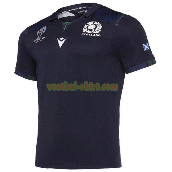 schotland thuis shirt rwc 2019 zwart mannen