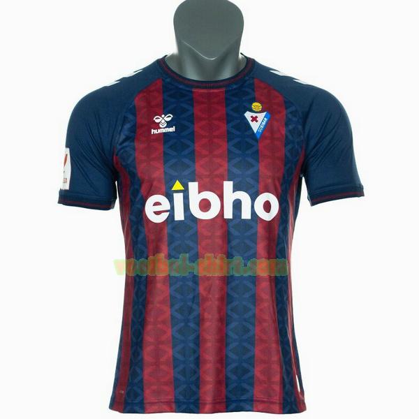 sd eibar player thuis shirt 2023 2024 rood blauw mannen