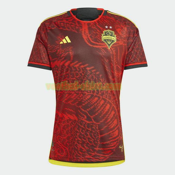 seattle sounders uit shirt 2023 2024 thailand rood mannen